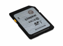 Kingston 64GB SDXC Class10 UHS-I (Read 45MB/s, Write 10MB/s)