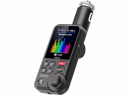 Transmiter AKAI, FMT-93BT, Bluetooth 5.0, barevný LCD displej 1,8", mikrofon, USB, MP3, WMA, APE, FLAC, WAV