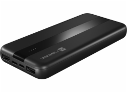 NATEC powerbanka TREVI SLIM 10000 mAh 2X USB-A + 1X USB-C, černá