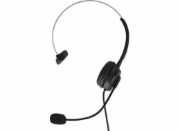 XQISIT XQISIT MONOE Monoe Wired Headset w/ mic Black/ Black 43587