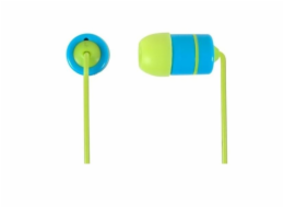 KOSS RUK 20B Špuntová sluchátka modro zelená