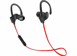 Bluetooth sportovní sluchátka Černá a červená