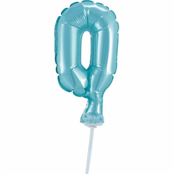GoDan Fóliový balónek 13 cm na špejli, modrý