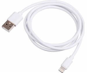 Akyga USB - Lightning kabel 1m bílý (AK-USB-30)