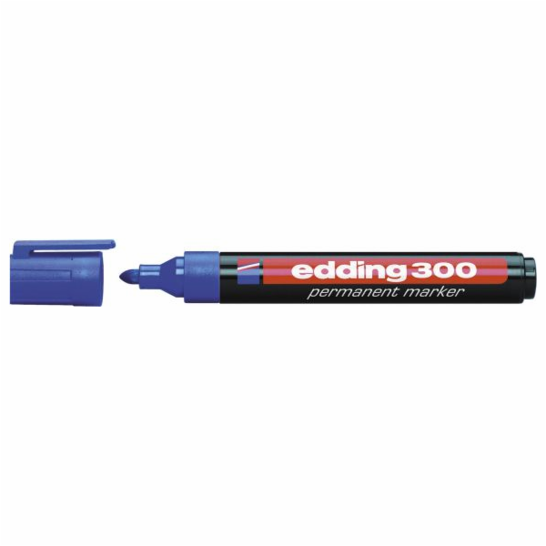 Edding Permanentní popisovač 300 kulatý hrot modrý (EG1002)