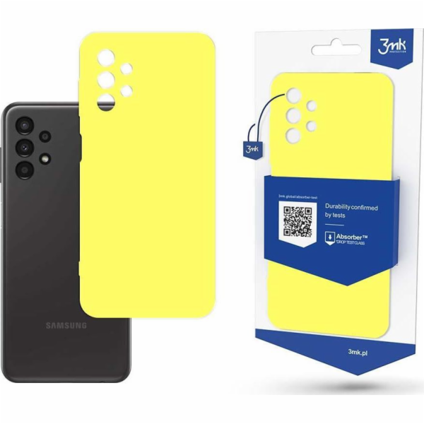 3mk ochranný kryt Matt Case pro Samsung Galaxy A13 4G (SM-A135) lime/žlutozelená