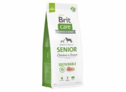 BRIT Care Dog Sustainable Senior Chicken & Insect - dry dog food - 12 kg