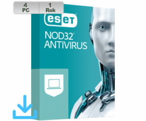 ESET NOD32 Antivirus 20XX 4PC na 1r El.lic