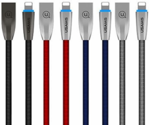 Usams USB-A – Lightning kabel 1,2 m šedý (IPZSUSB02)