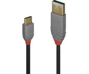 Lindy USB-A - USB-C USB kabel 3 m černý (36888)