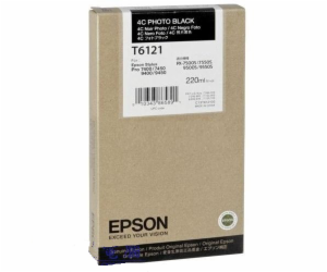 Epson cartridge foto cerna T 612  220 ml             T 6121