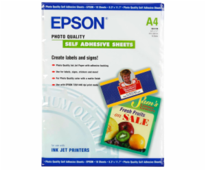 Epson Photo Quality Inkjet Paper A4,10 Bl,167 g selfadh. ...
