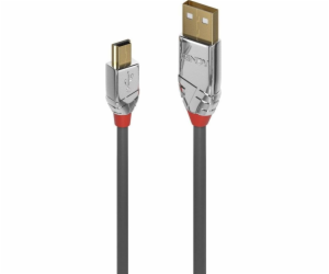Lindy USB-A - miniUSB USB kabel 0,5 m šedý (36630)
