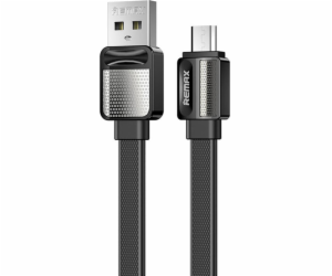 Remax USB-A - microUSB USB kabel 1 m černý (RC-154m černý)