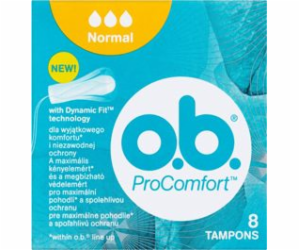 OB Tampony OB ProComfort Normal 8 ks. univerzální