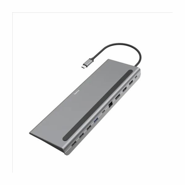 Dokovací stanice Hama USB-C Connect2Office Pro , 10 připojení 200100