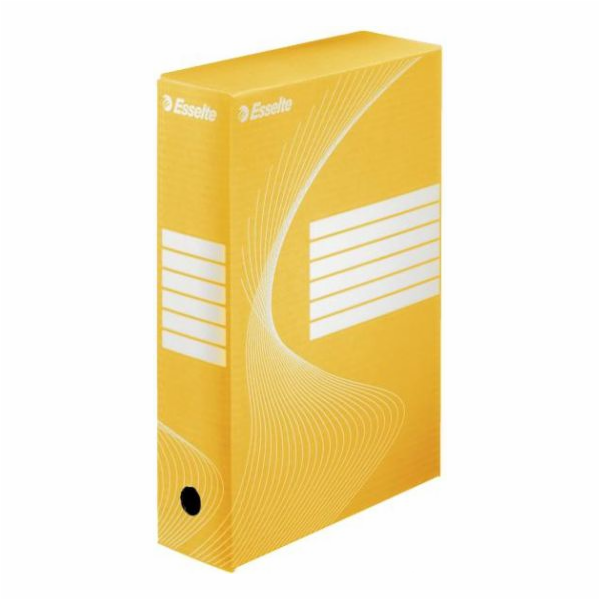 Esselte Box, archivační box Krabice šíře 80mm žlutá (10K029M)