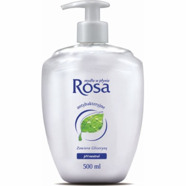 ROSA Antibakteriální mýdlo s pumpičkou, 500 ml - Bílé
