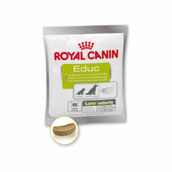 Royal Canin Nutriční doplněk EDUC nízkokalorické pamlsky za odměnu 50g
