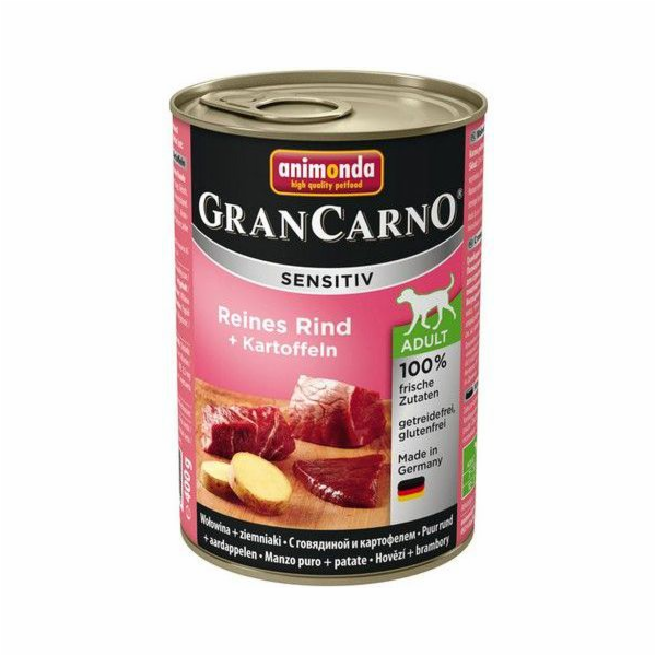 ANIMONDA Gran Carno Sensitiv Hovězí maso + brambory 400g