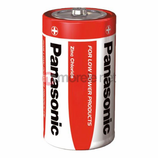 Baterie velké mono Panasonic Zinc (vel. D v blistru) 2ks