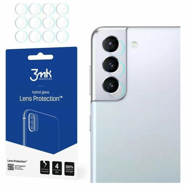 3mk hybridní sklo Lens ochrana kamery pro Samsung Galaxy S21+ (SM-G996) 4ks
