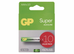 GP AAA Super, alkalická  (LR03) - 10 ks