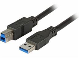 EFB USB kabel USB-A – USB-B 3 m černý (K5236.3)