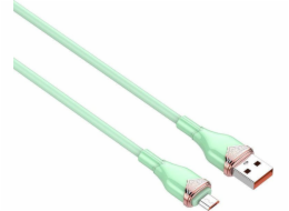 LDNIO USB-A - microUSB USB kabel Zelený (LS822 Micro)