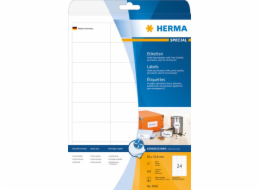 Herma Labels InkPrint 4820, A4, 66 x 33,8 mm, matný bílý papír, 600 ks (4820)