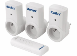 Kanlux Sada tří dálkově ovládaných zásuvek APO TM-3 07980 (07980)