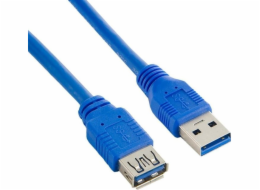 Natec USB-A - USB-A kabel USB 1,8 m modrý (NKA0469)