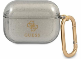 Ochranné pouzdro Guess GUAPUCG4GK Glitter Collection pro AirPods Pro, šedé
