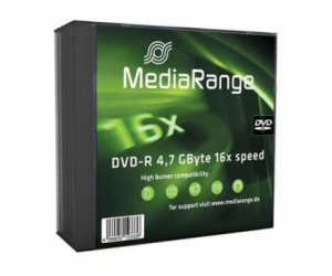 MEDIARANGE DVD-R 4,7GB 16x slimcase 5ks