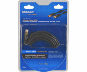 Anténní koaxiální kabel Sencor SAV 199-050 M-F PG 