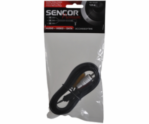 Konektor Sencor SAV 150-015 3,5jack - 3xRCA M  P