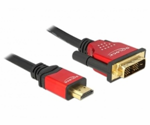 Delock Kabel High Speed HDMI – HDMI A samec > DVI samec 5 m 