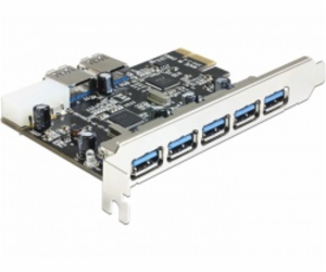 Delock PCI Express Karta > 5 x externí + 2 x interní USB 3.0