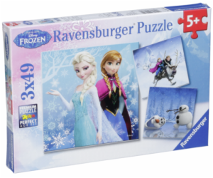 Ravensburger Winter Adventures 3 X 49 pcs Puzzle  Disney ...