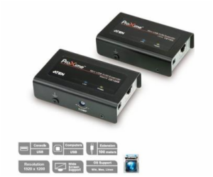 Aten CE-100 ATEN KVM extender CE-100 USB, VGA (1280 x 102...