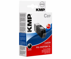KMP C89 cartridge cerna kompatib. s Canon PGI-550PGBK