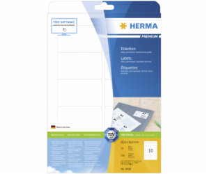 Herma Premium etikety A4, bílé, matný papír, 250 ks, zaob...