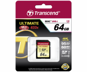 Transcend SDXC              64GB Class 10 UHS-I U3 Ultimate