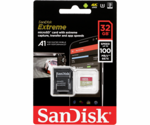 SanDisk microSDHC V30 A1    32GB extreme 100MB SDSQXAF-03...
