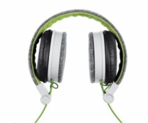 TRUST Sluchátka Fyber Headphone - grey/green