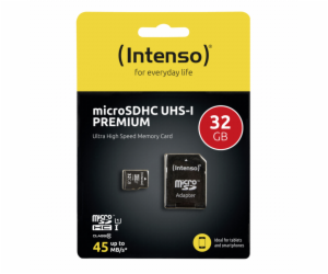 Intenso microSDHC Card      32GB Class 10 UHS-I Premium