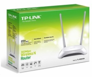 TP-Link TL-WR840N WiFi4 router (N300, 2,4GHz, 4x100Mb/s L...