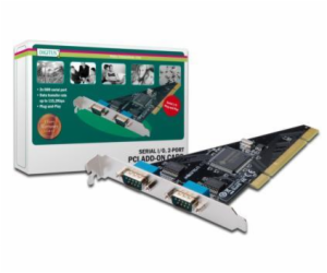 Digitus adaptér PCI 2x sériový port,  2 X DB9 M , Slot Br...