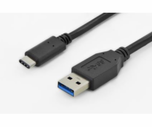 Ednet Připojovací kabel USB typu C, typ C na A M/M, 1,8 m...