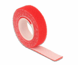 Delock Hook-and-loop fasteners L 1 m x W 13 mm roll red